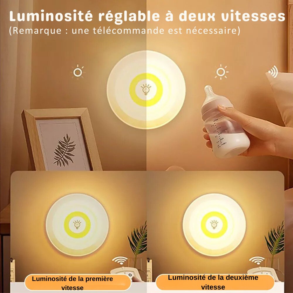 🎉IllumiRemote™🎉 - Lampe LED Sans-fil télécommandé - espacesnettes