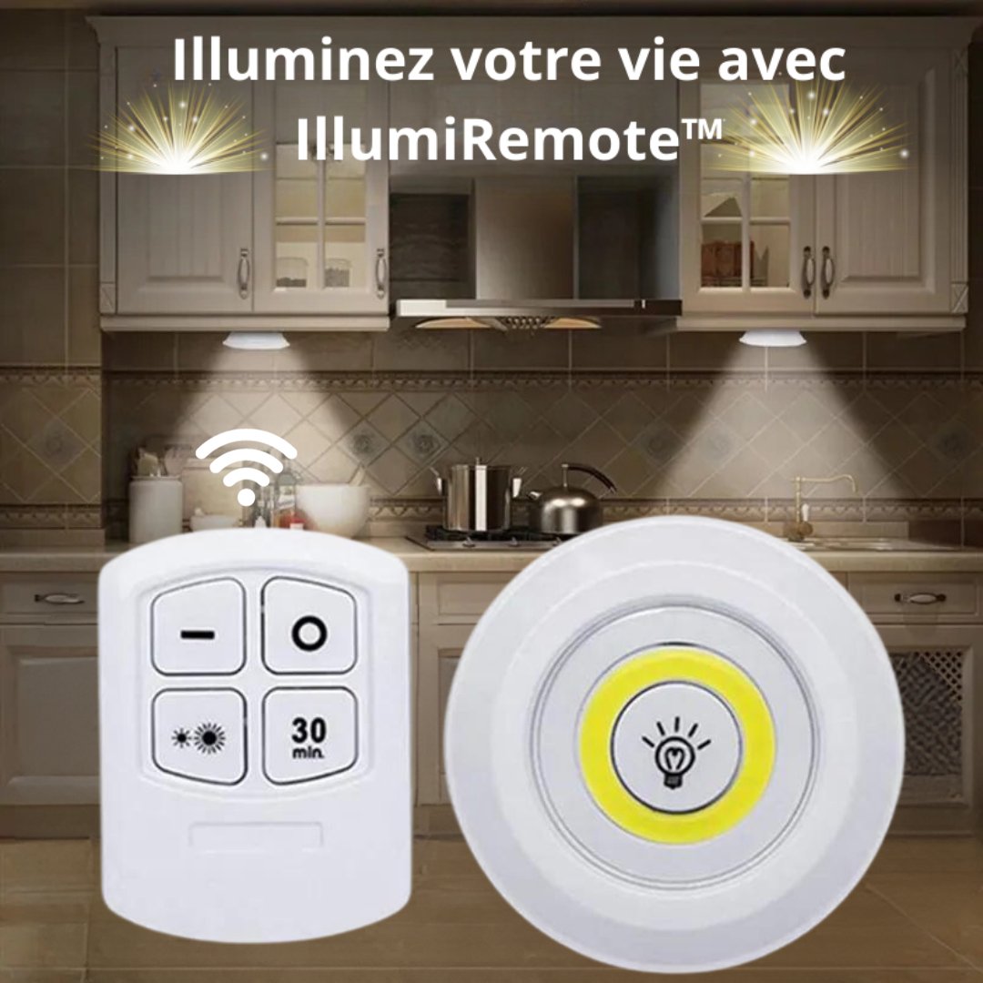 🎉IllumiRemote™🎉 - Lampe LED Sans-fil télécommandé - espacesnettes