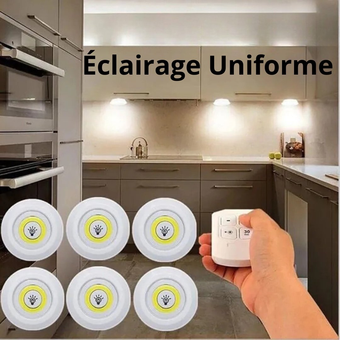 🎉IllumiRemote™🎉 - Lampe LED Sans-fil télécommandé - espacesnettes