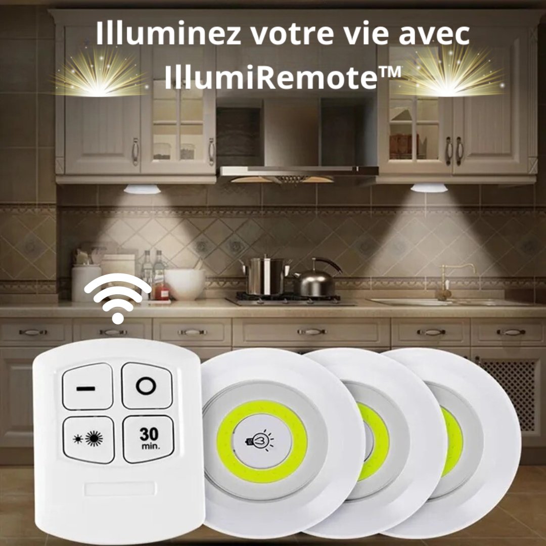 🎉IllumiRemote™🎉 - Lampe LED Sans-fil télécommandé - espacesnettes