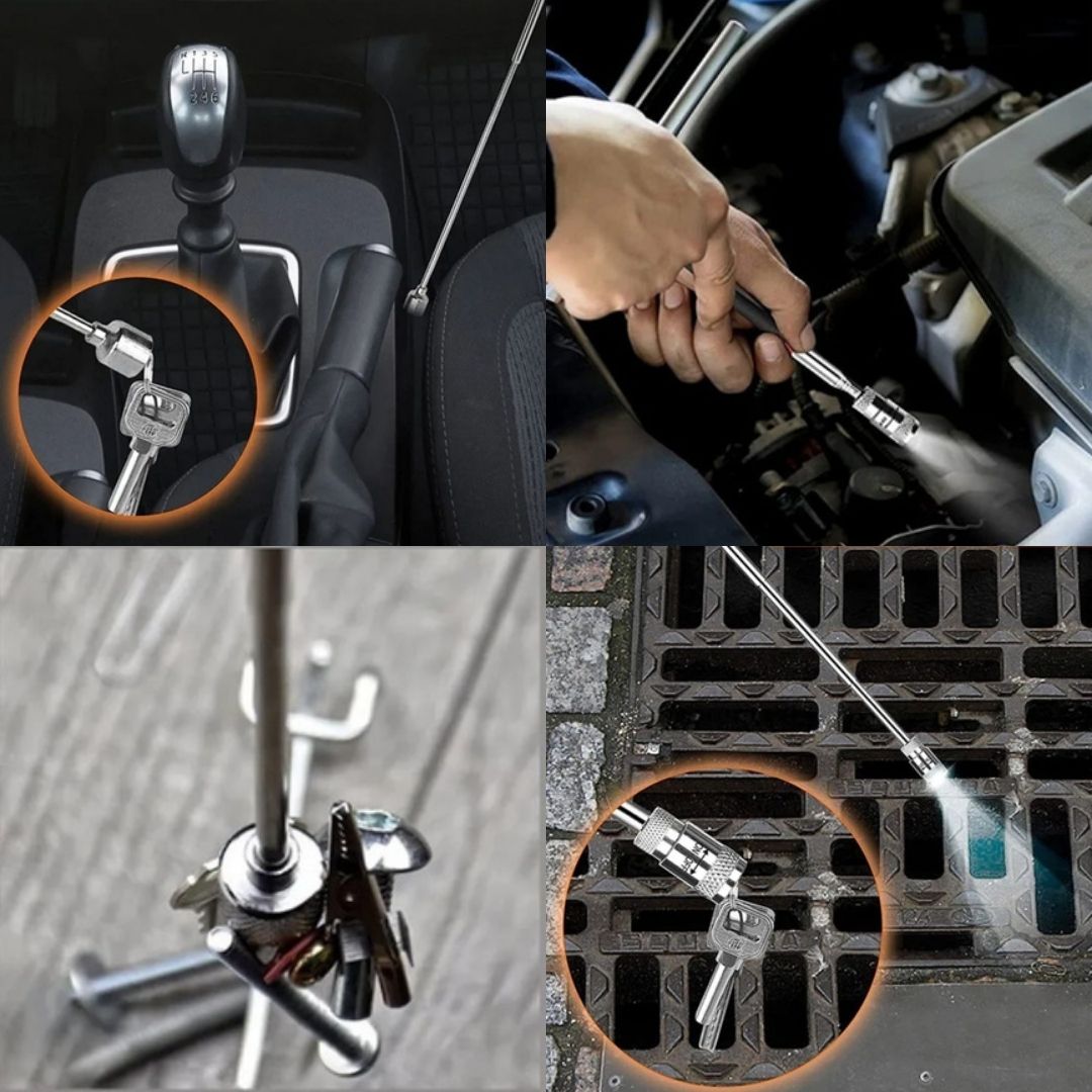 MagnétoLum™ | Stylo Magnétique extensible LED - espacesnettes