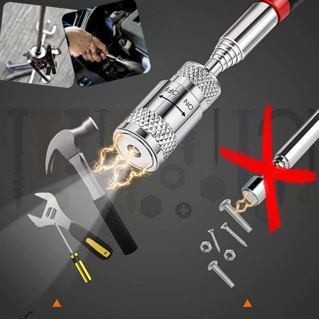 MagnétoLum™ | Stylo Magnétique extensible LED - espacesnettes