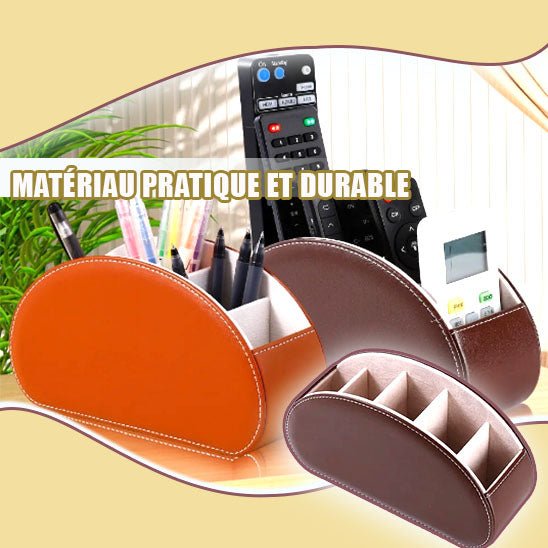 Generic Boîte de Rangement Universel en Cuir pour Siège de Voiture