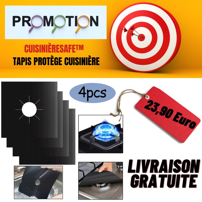 CuisinièreSafe™ - Tapis Protège Cuisinière - espacesnettes