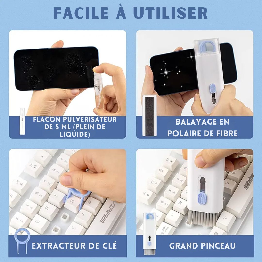 KitClean™ | Kit de nettoyage multifonctionnel - espacesnettes