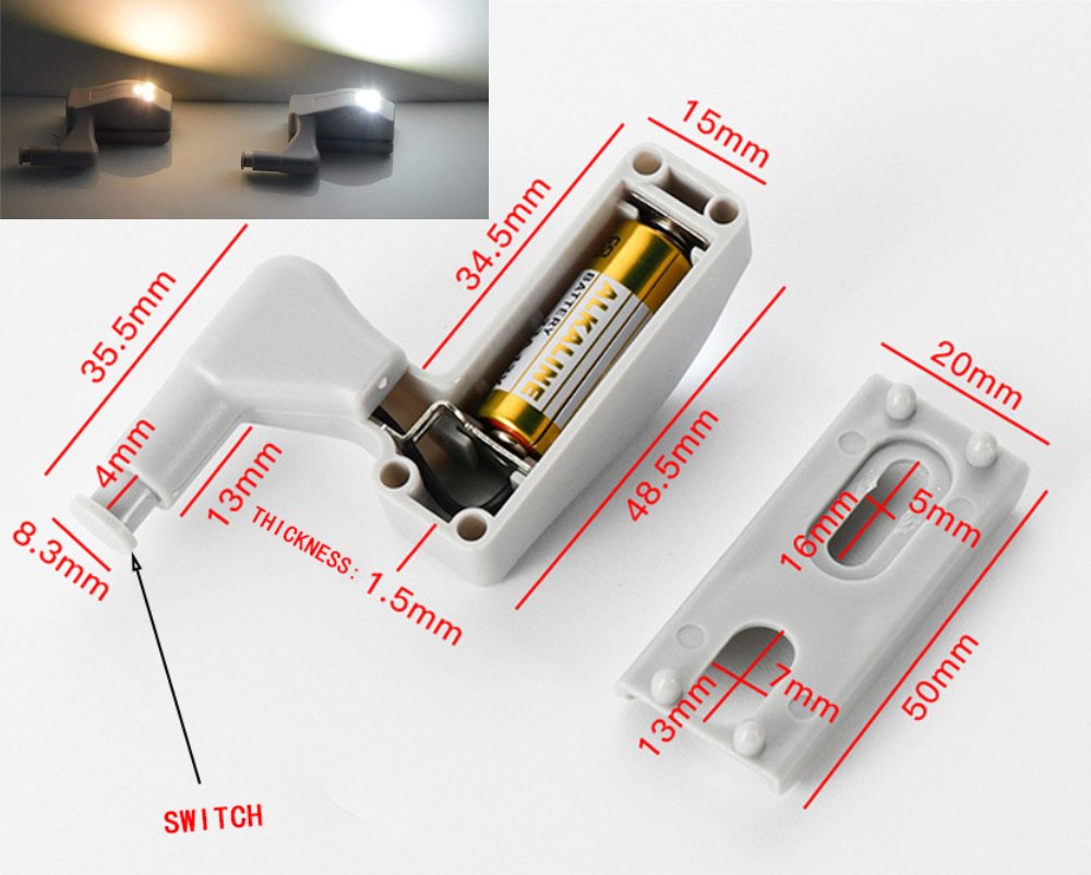 Lumicharnière™ - Lampe à charnière intérieure à LED - espacesnettes