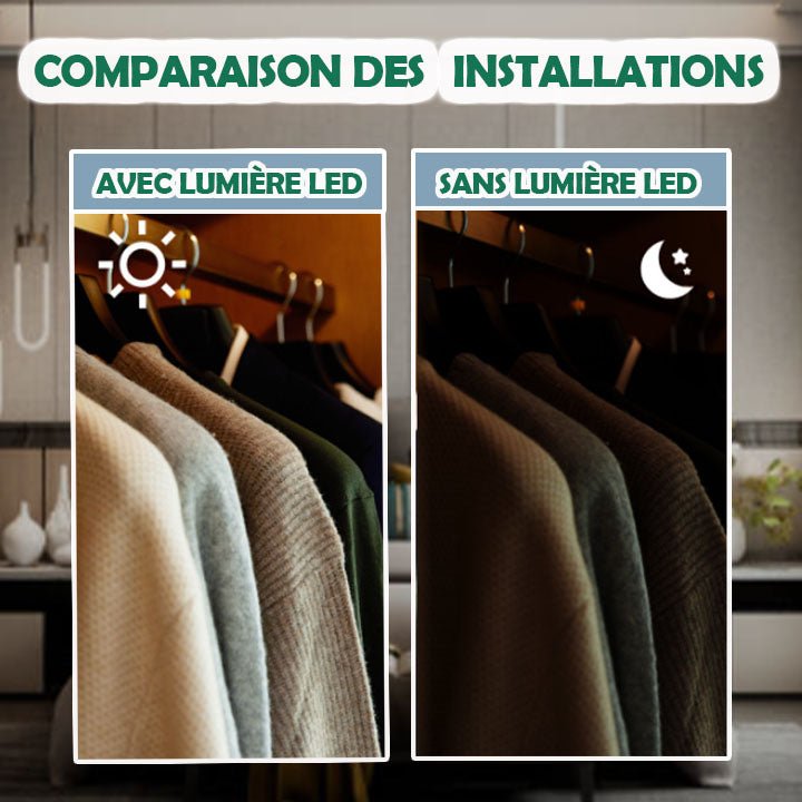 Lumicharnière™ - Lampe à charnière intérieure à LED - espacesnettes